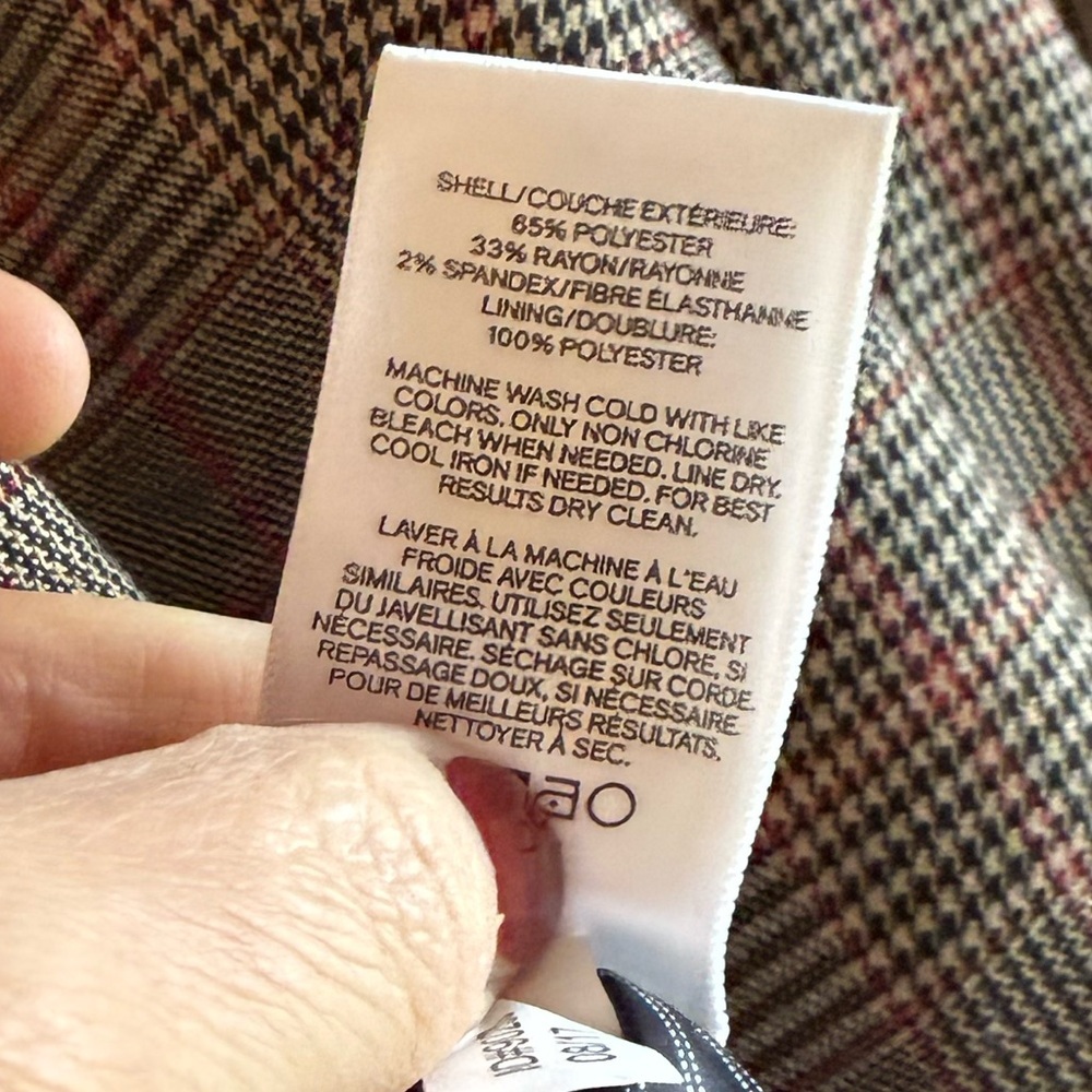 Express Tailored Plaid Blazer - Picture 3 of 10